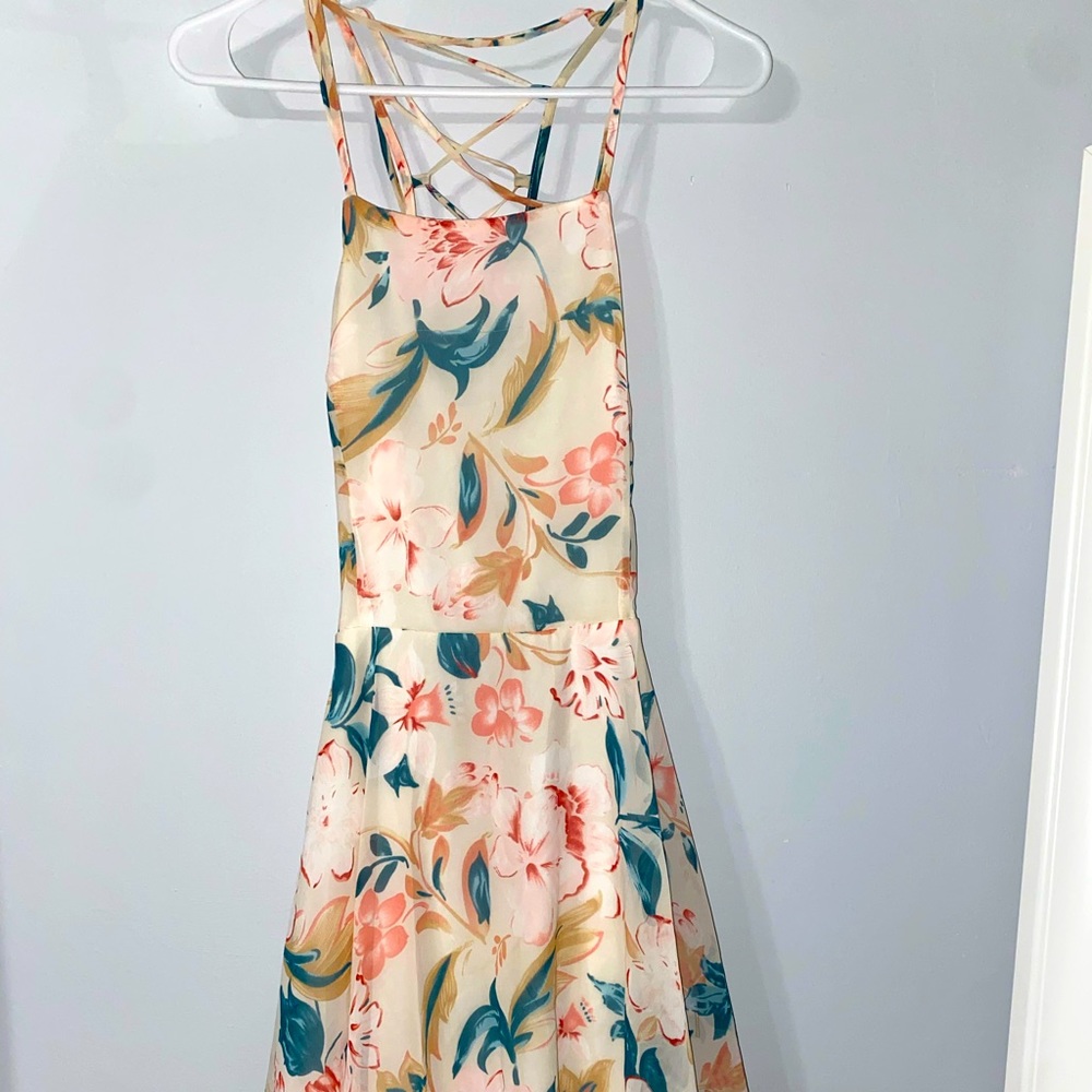 Lulu’s Pink Floral Dress
